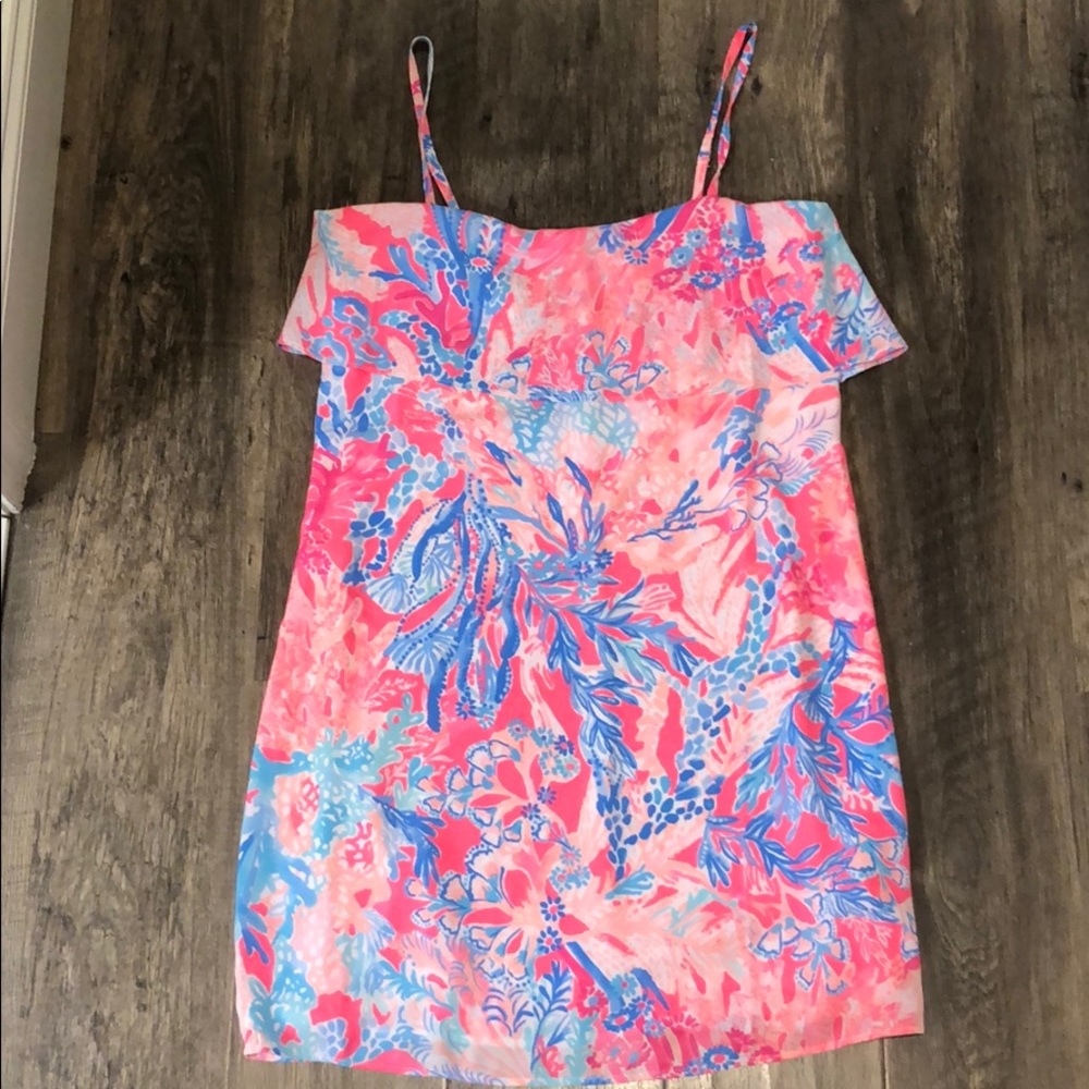 Lilly Pulitzer zip up flowy dress